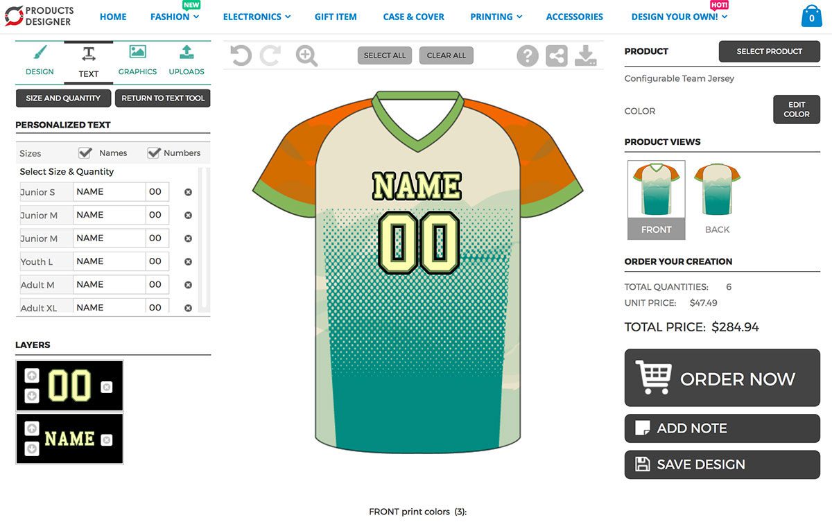 Sports t shirt design software