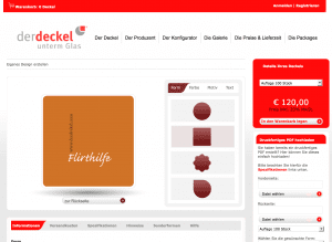 Online Deckel-Konfigurator