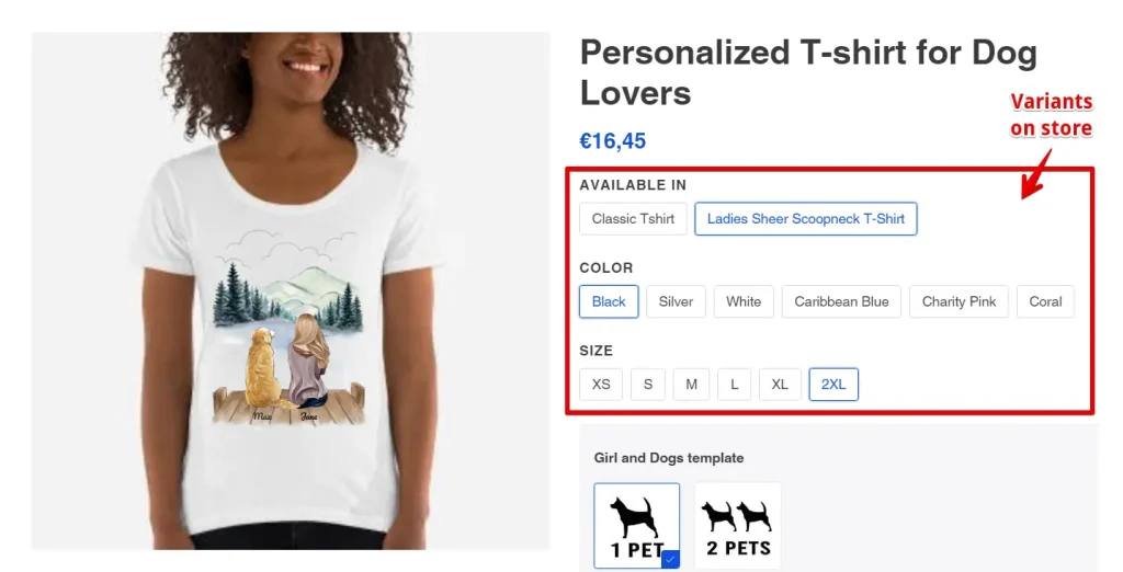 teeninblue variant specific areas