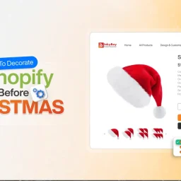 how to decorate a shopify store before christmas